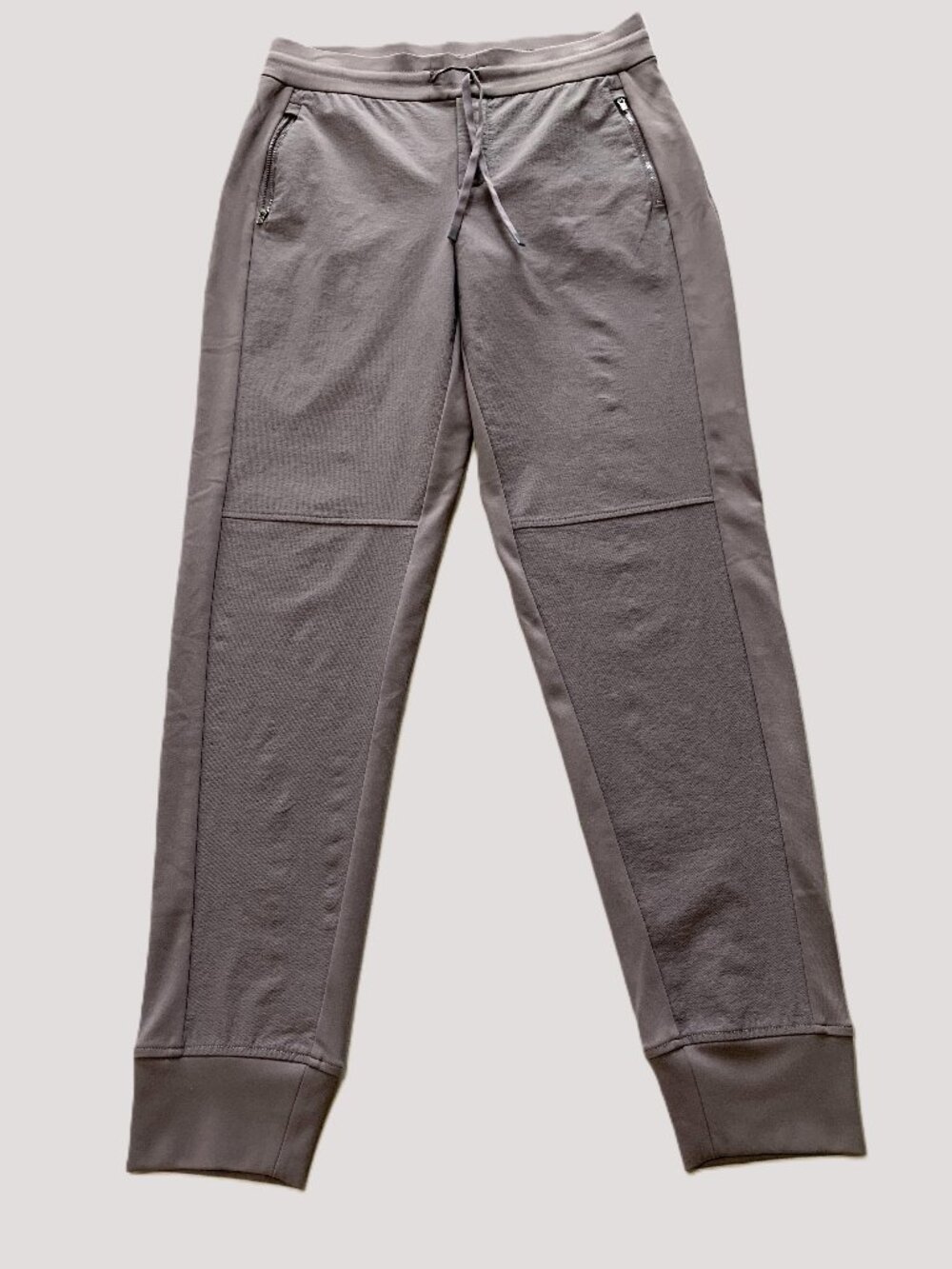 Athleta Women Joggers Light Purple Elastic Waist with Drawstring Cuffed Size 10